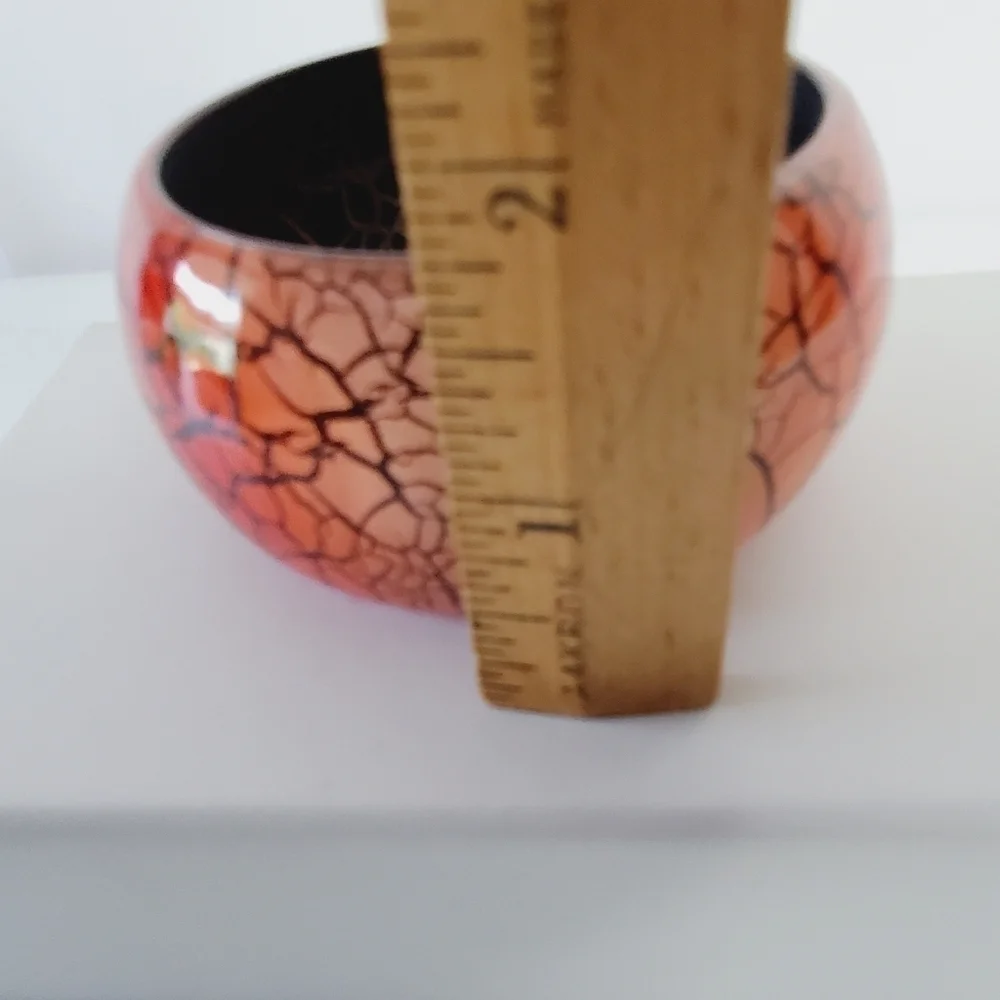 Wide‎ Chunky Bangle Slip-on Abstract Branch Design Bangle